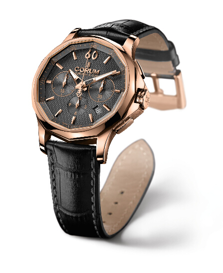 Corum Admiral's Cup Legend 42 Chronograph Red Gold watch REF: 984.101.55/0001 AK12 Review - Click Image to Close
